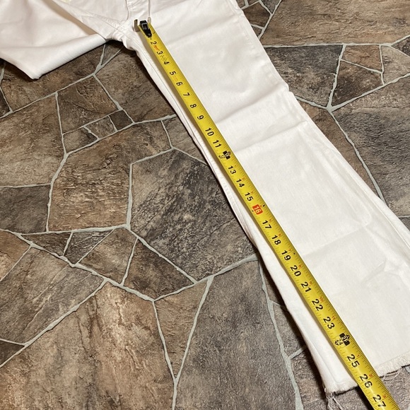 NWT Rag & Bone Crop Flare Jeans Sz 24 in White - Picture 5 of 13